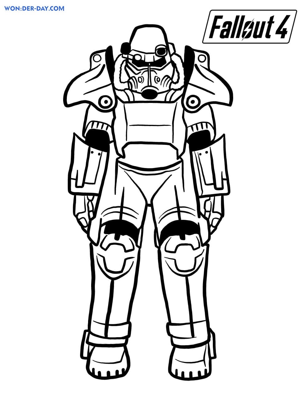 Fallout 4 Coloring Pages Best Printable Coloring Pages