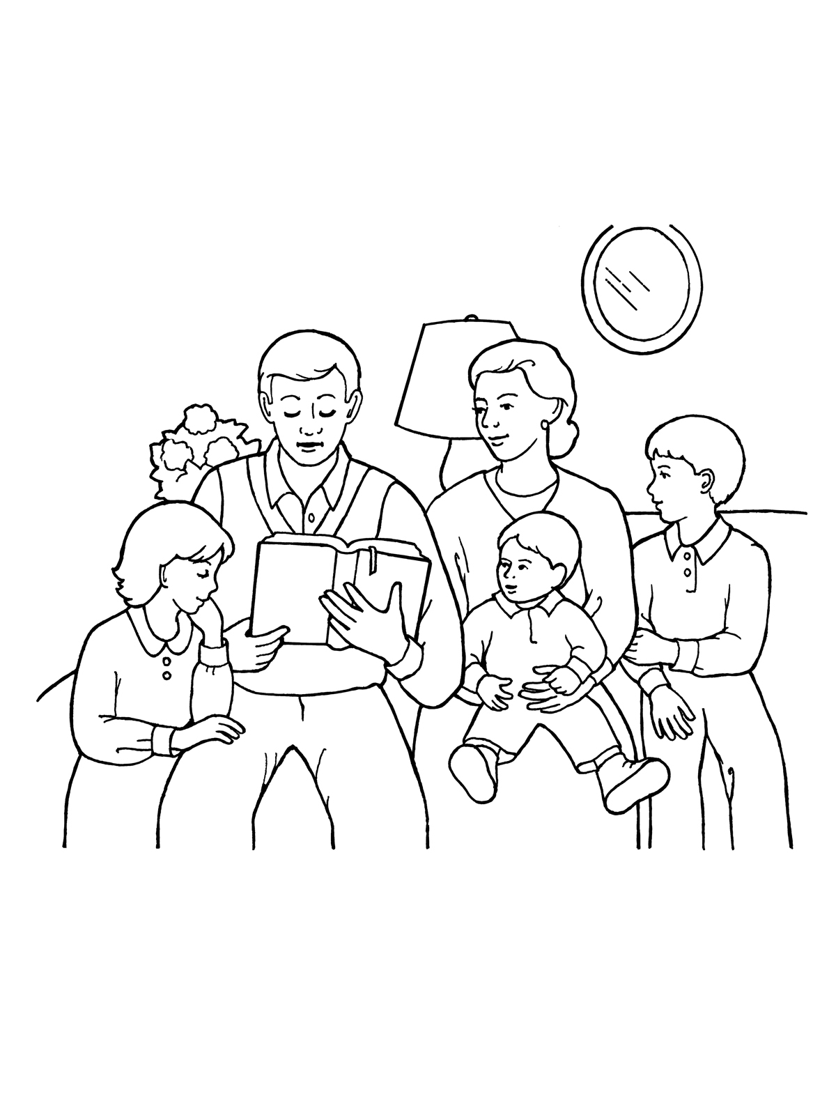 Family Home Evening And Reading Scriptures