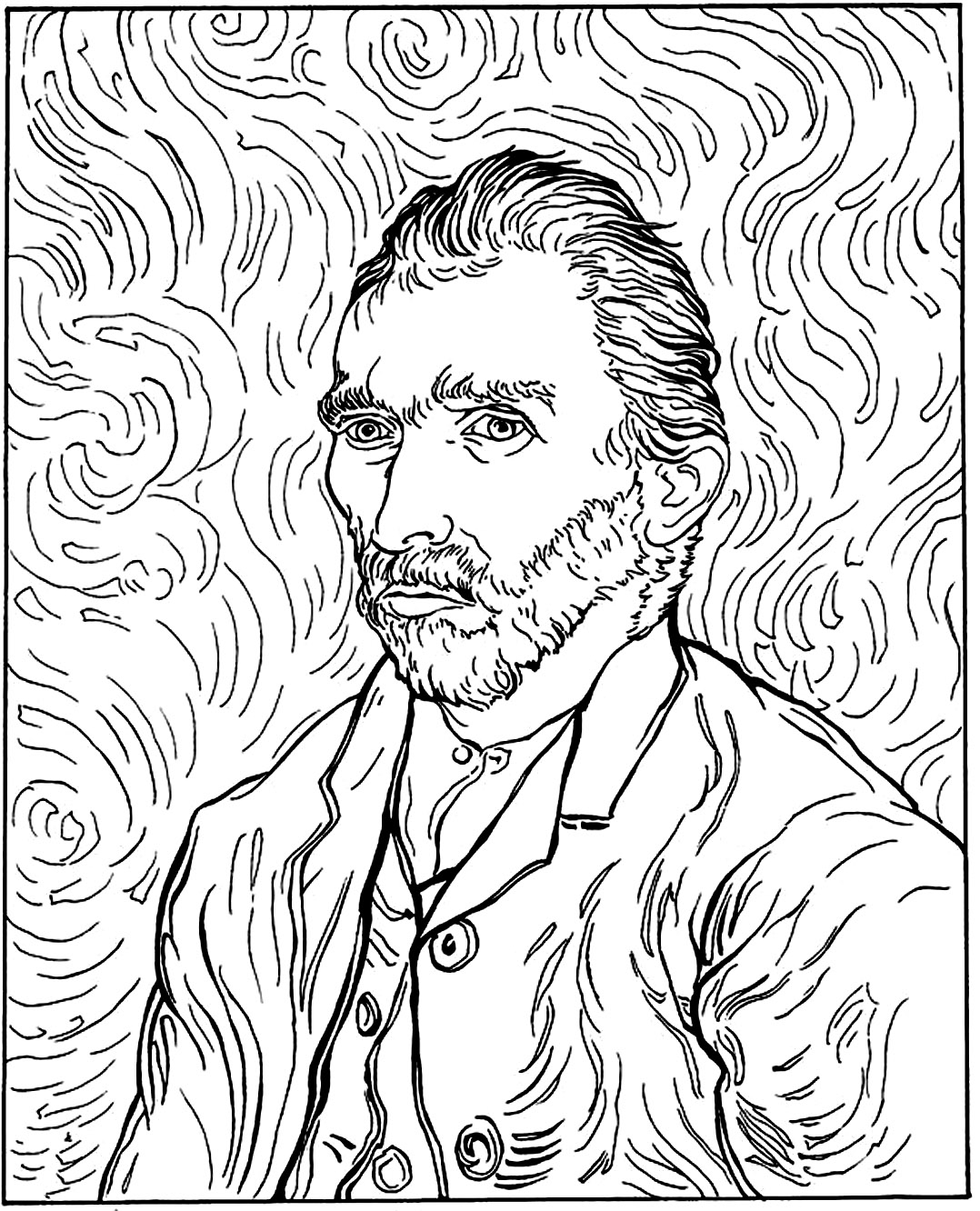 Famous Artist Coloring Pages Amy S Wandering