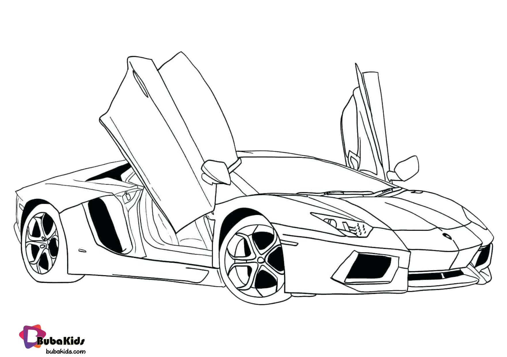 Fast Cars Coloring Pages