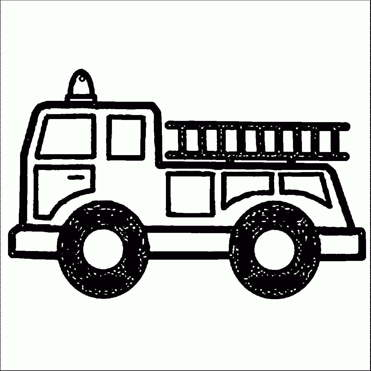 Fire Truck Coloring Page Wecoloringpage