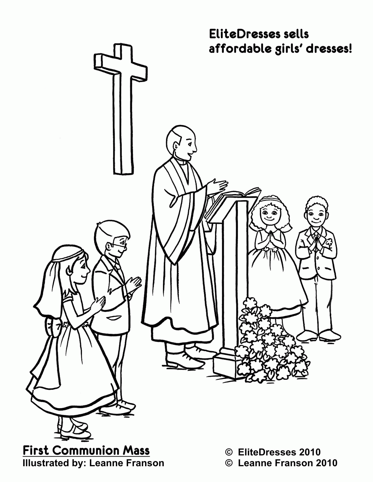First Reconciliation Coloring Page Coloring Pages