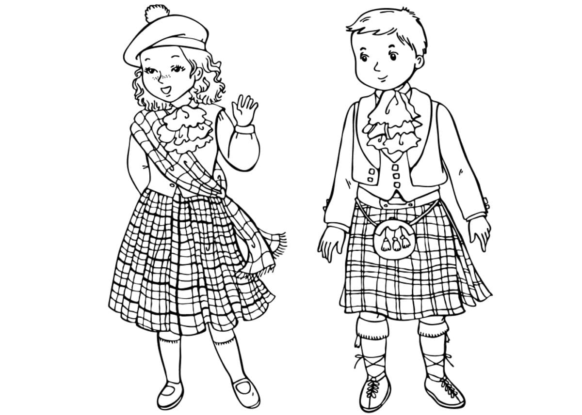 Flag Of Scotland Coloring Page Free Printable Coloring Pages For Kids