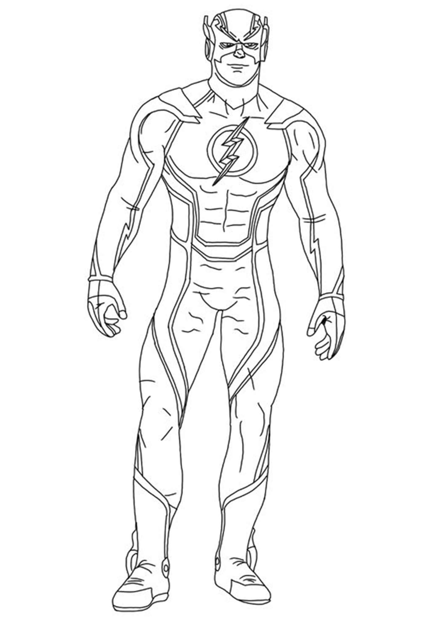 Cw Flash Coloring Pages