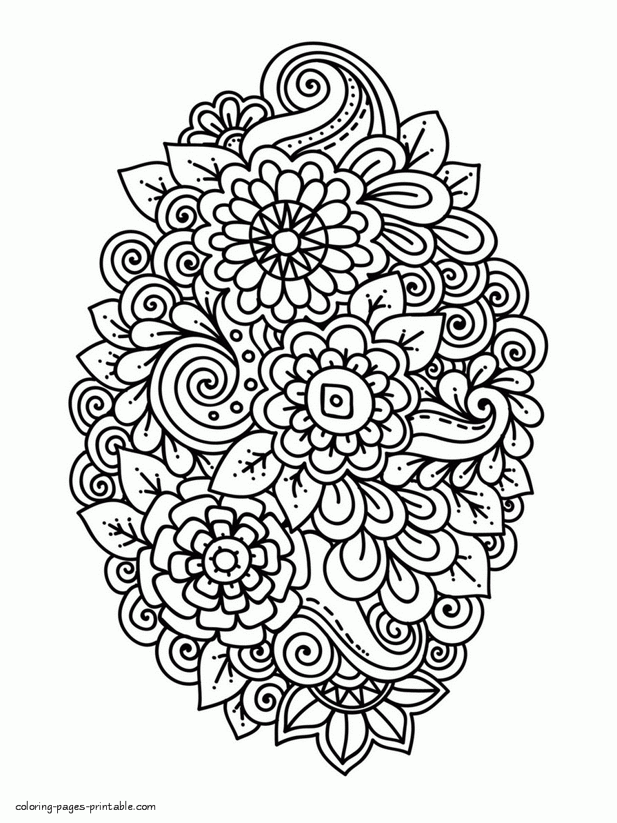 Flower Coloring Pages Pdf For Adults COLORING PAGES PRINTABLE COM