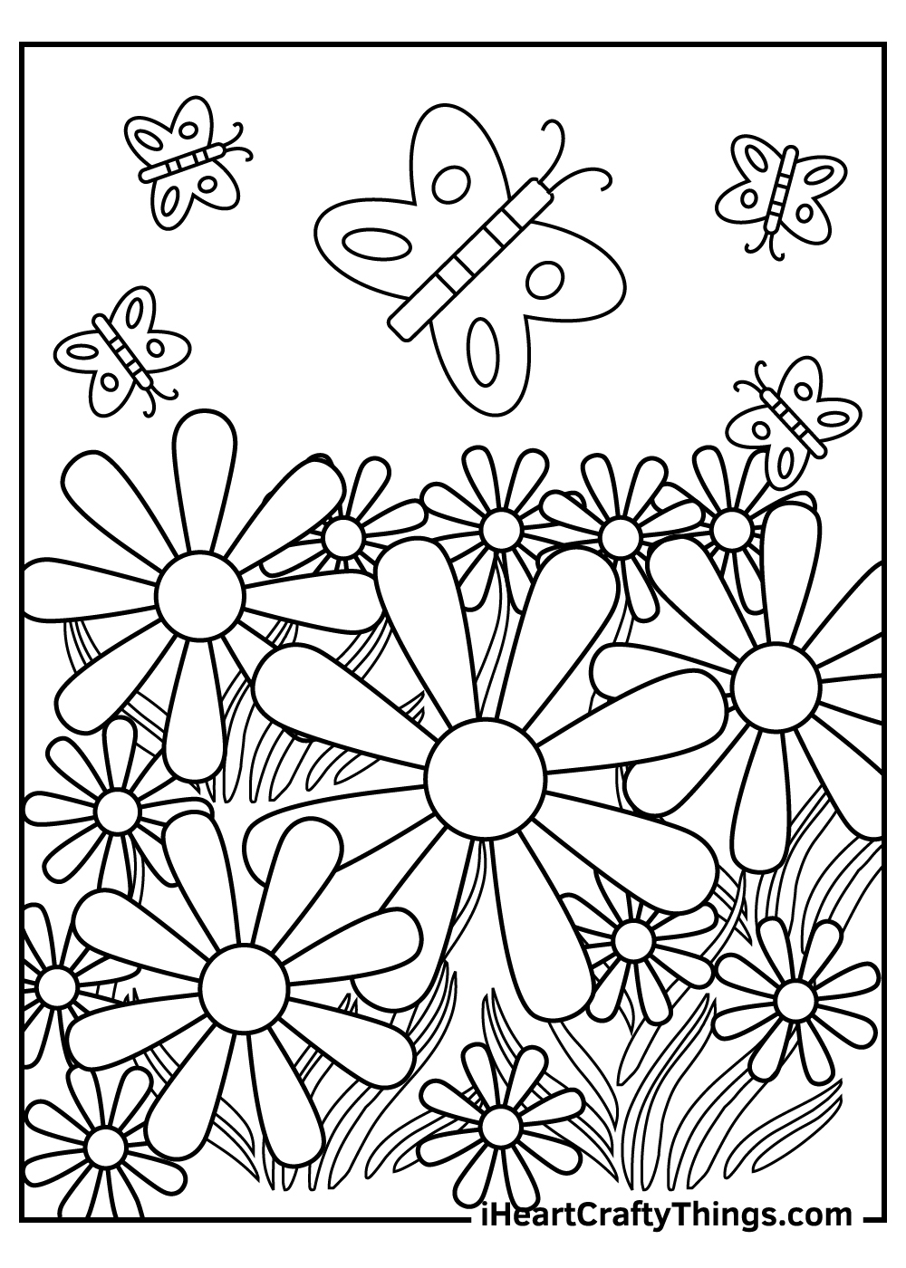 Flower Garden Colouring Pages Fasci Garden