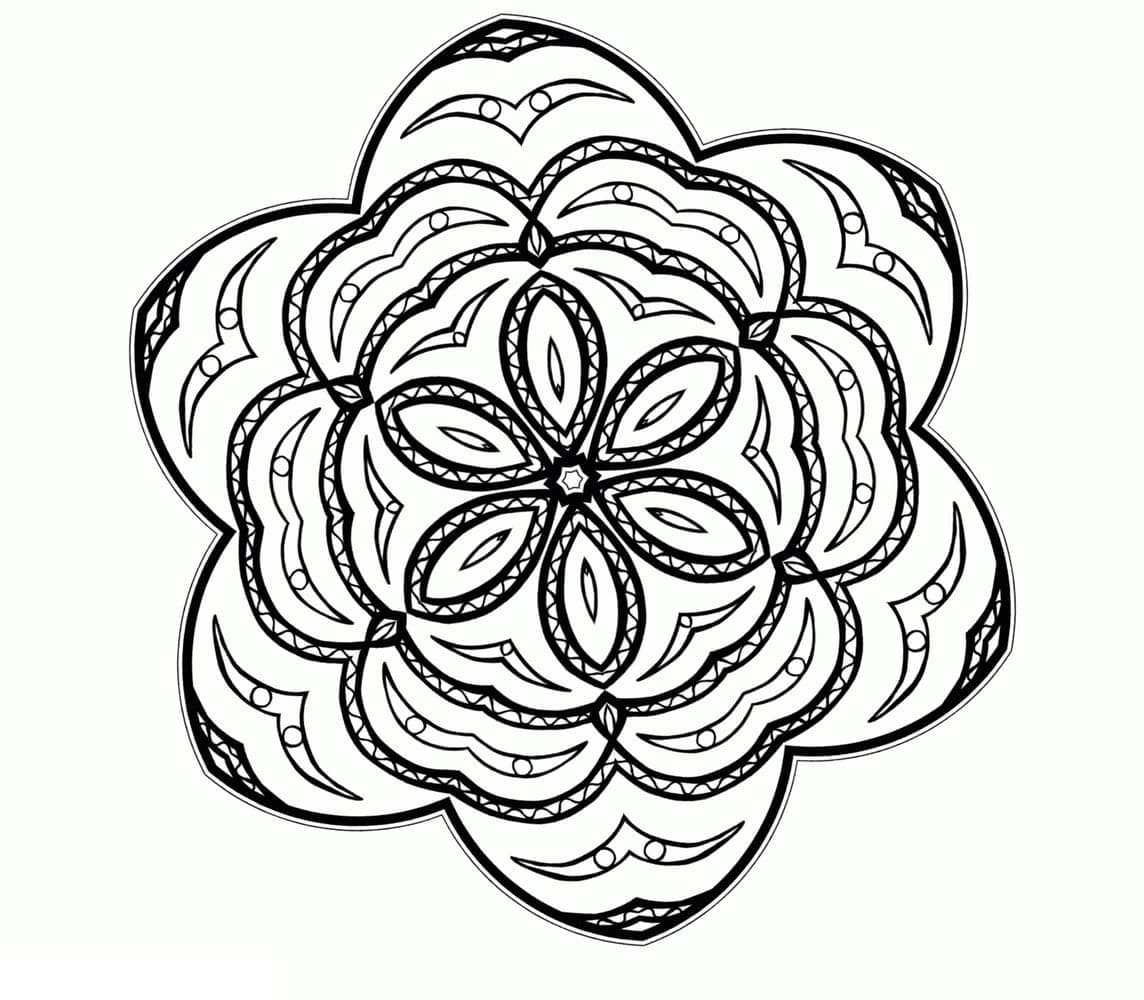 Mandala Coloring Pages For Teens