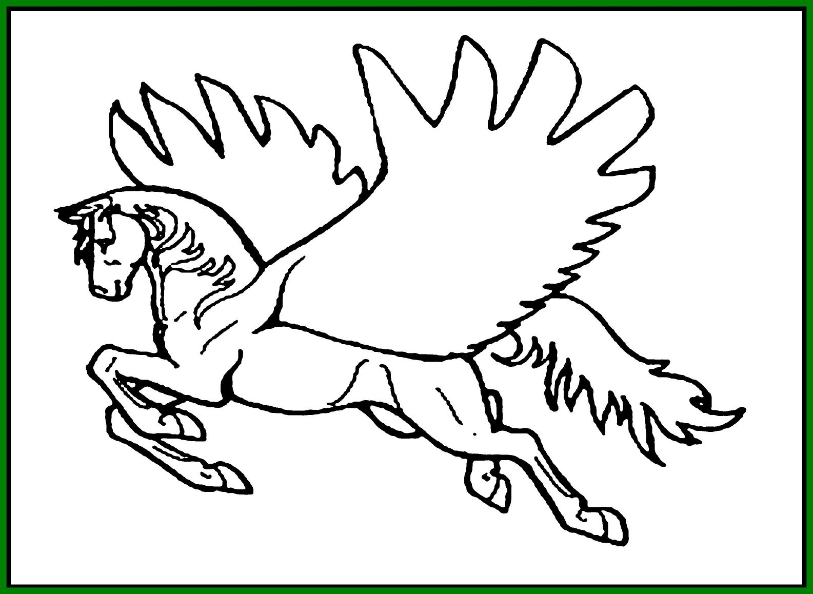 Flying Horse Coloring Pages At GetColorings Free Printable Colorings Pages To Print And Color