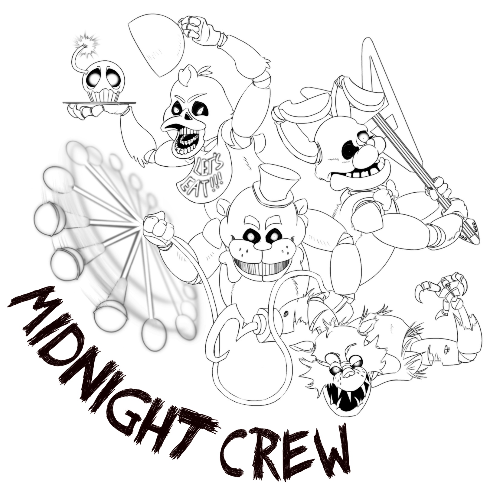 Fnaf Coloring Pages All Characters At GetColorings Free Printable Colorings Pages To Print