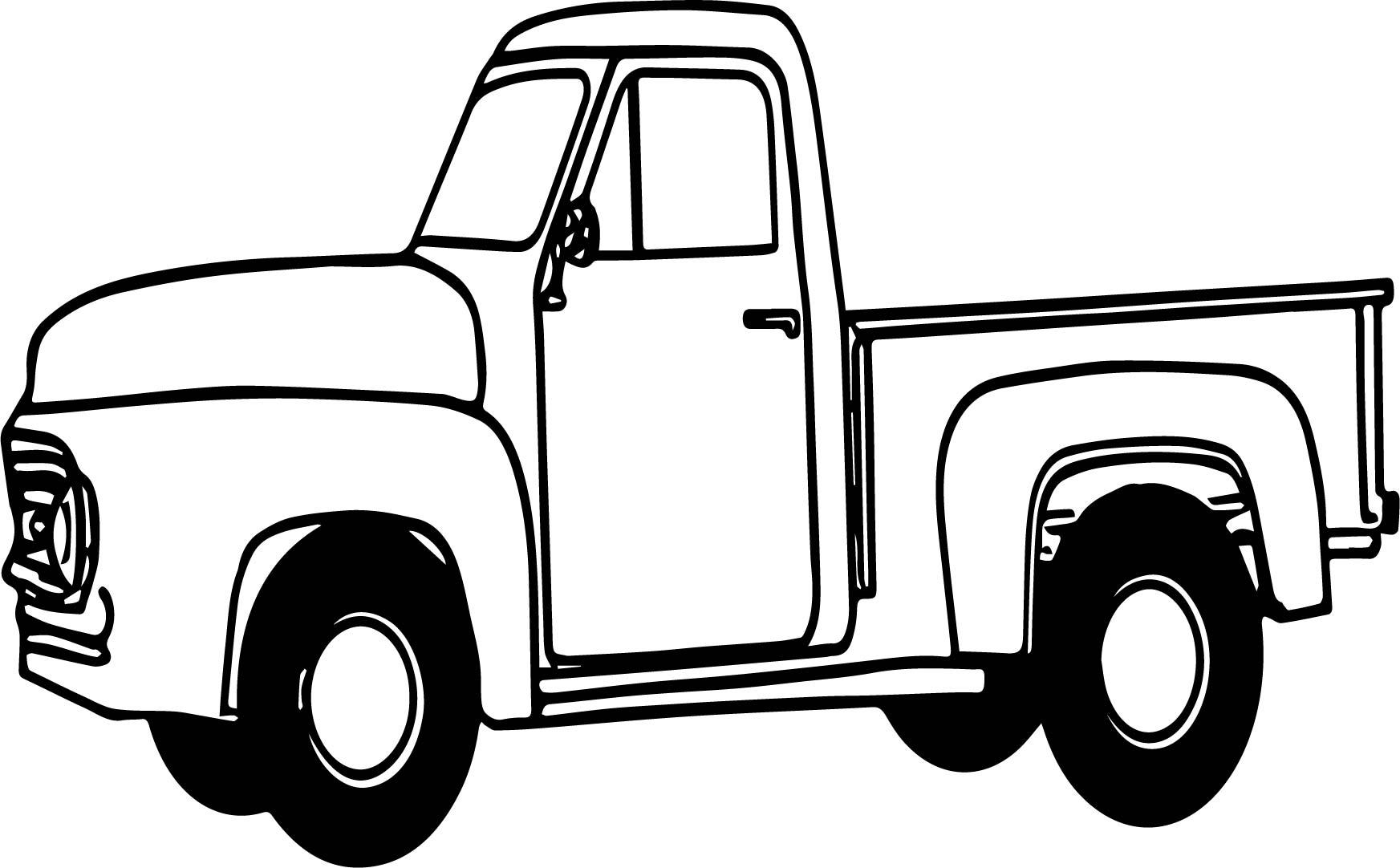 Free Truck Coloring Pages
