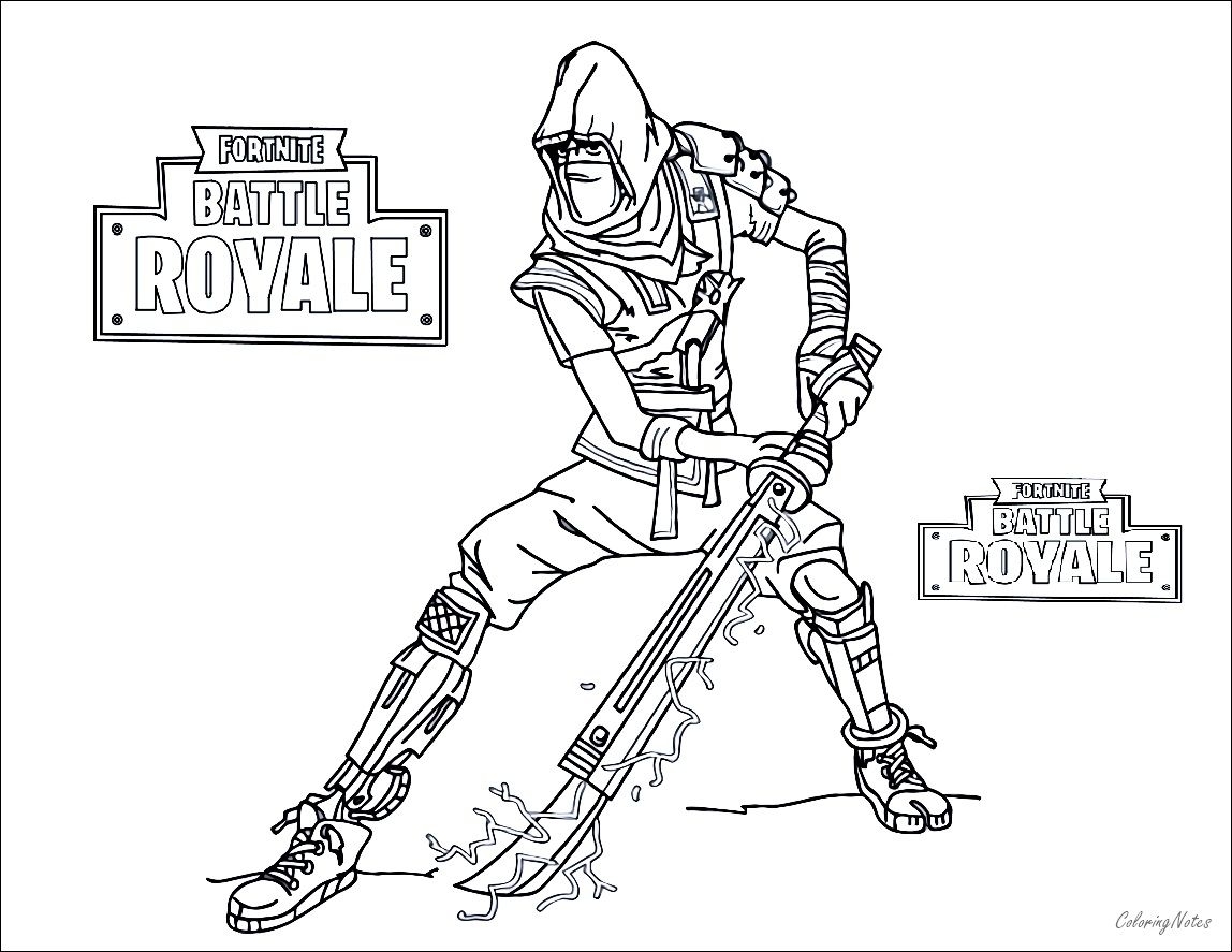 Fortnite Ice King Coloring Pages