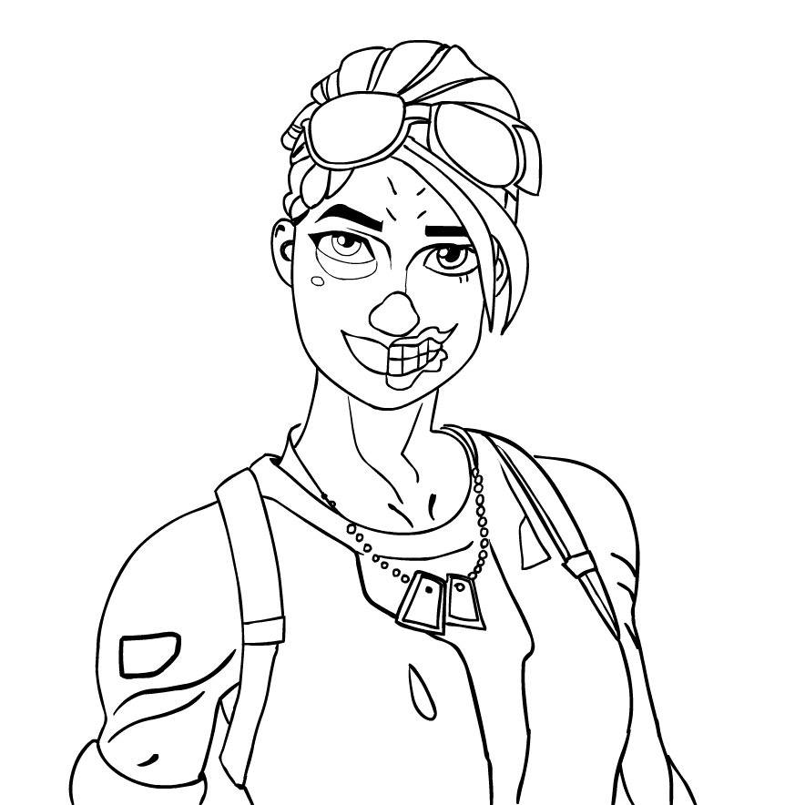 Fortnite Ghoul Trooper Coloring Pages Coloring And Drawing