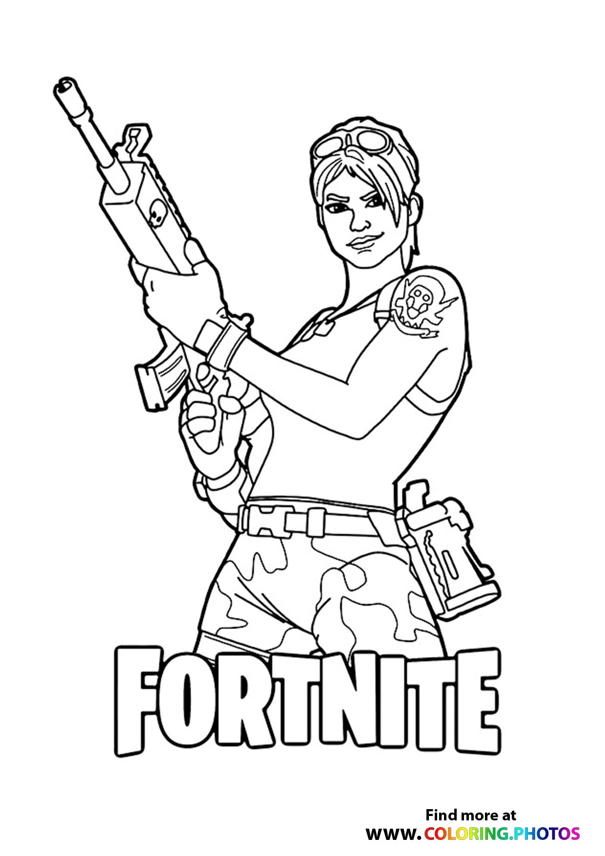 Fortnite Page 2 Of 2 Coloring Pages For Kids Free And Easy Print Or Download