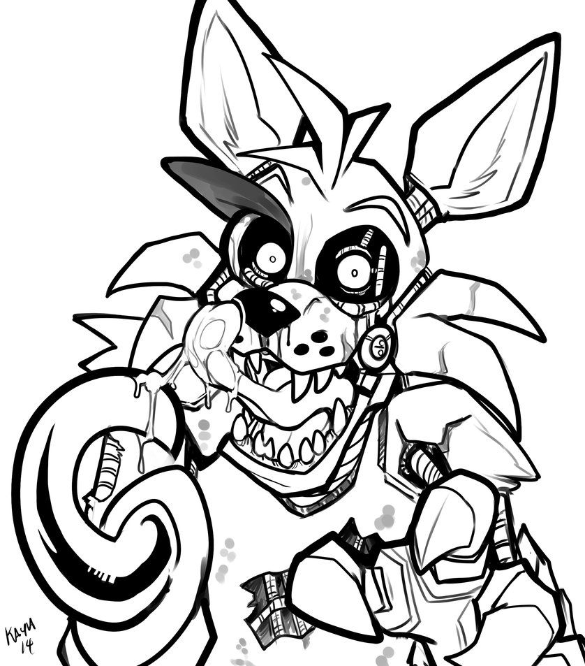 Foxy Ausmalbilder