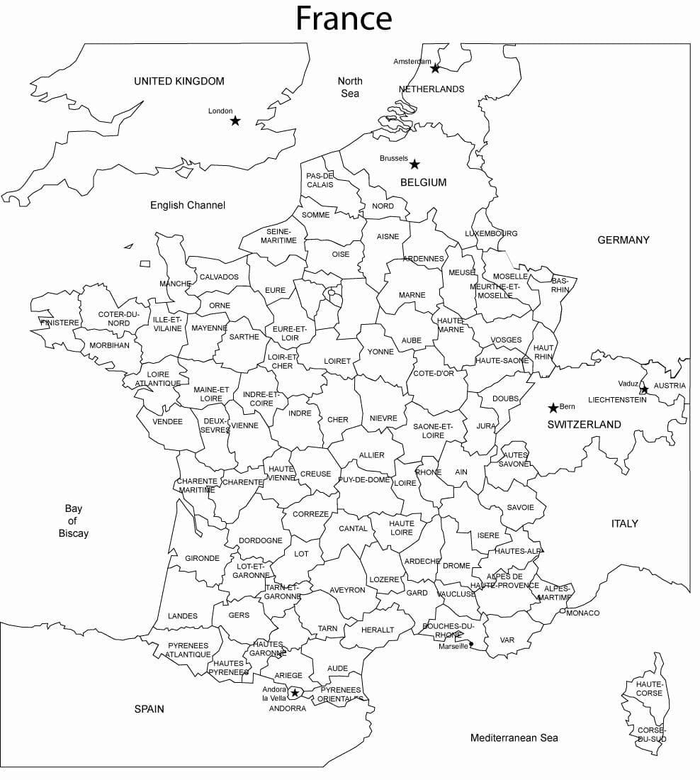 France Map Printable Coloring Page Download Print Or Color Online For Free