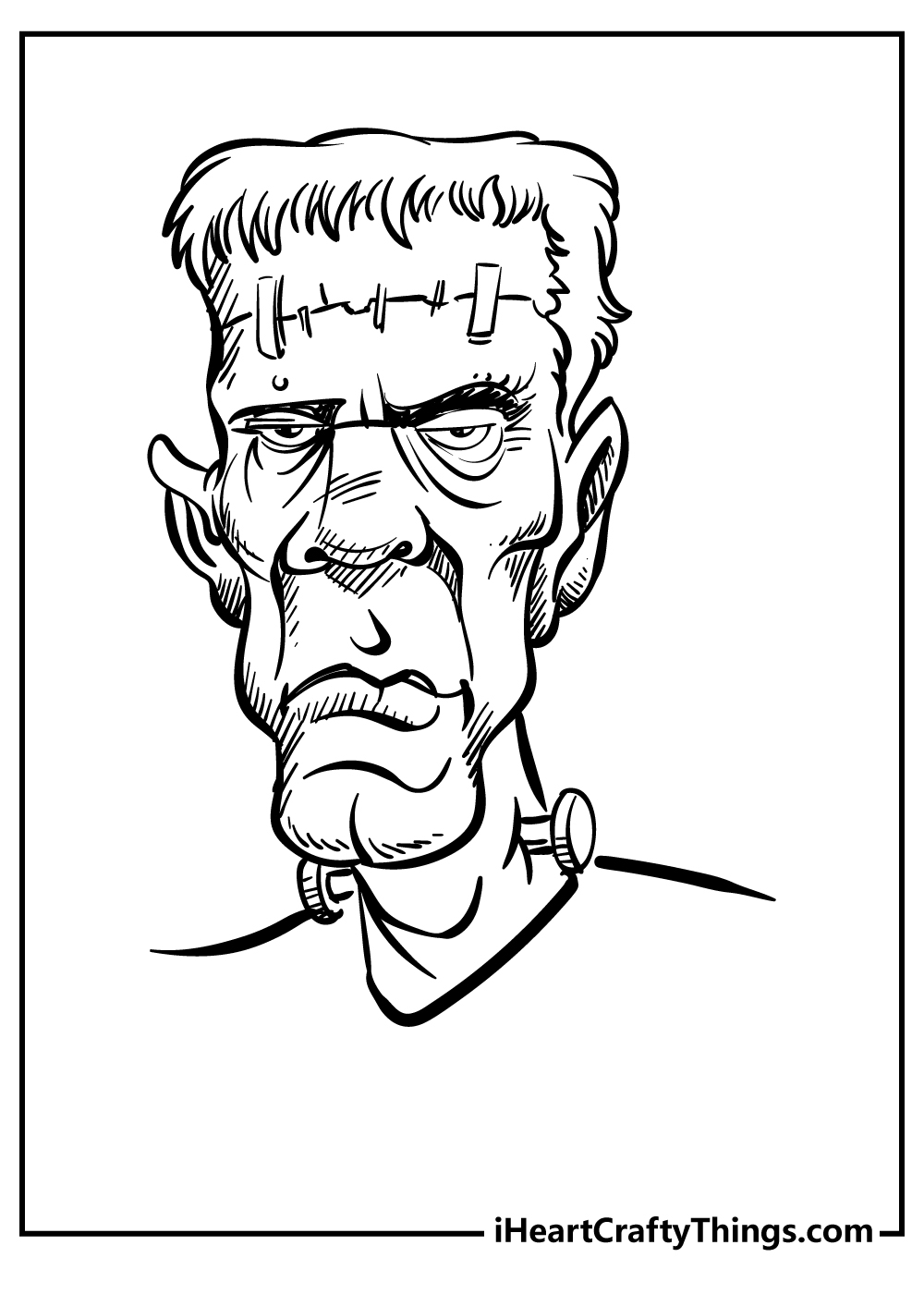 Frankenstein Coloring Pages