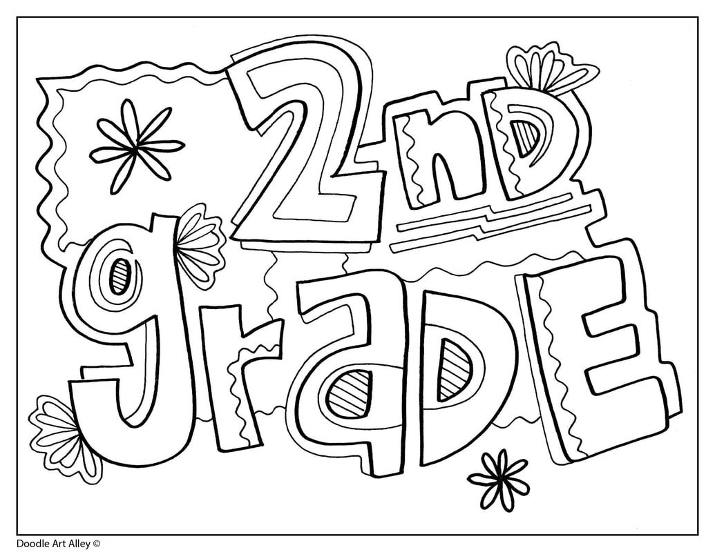 Free 2nd Grade Coloring Sheets Coloring Pages