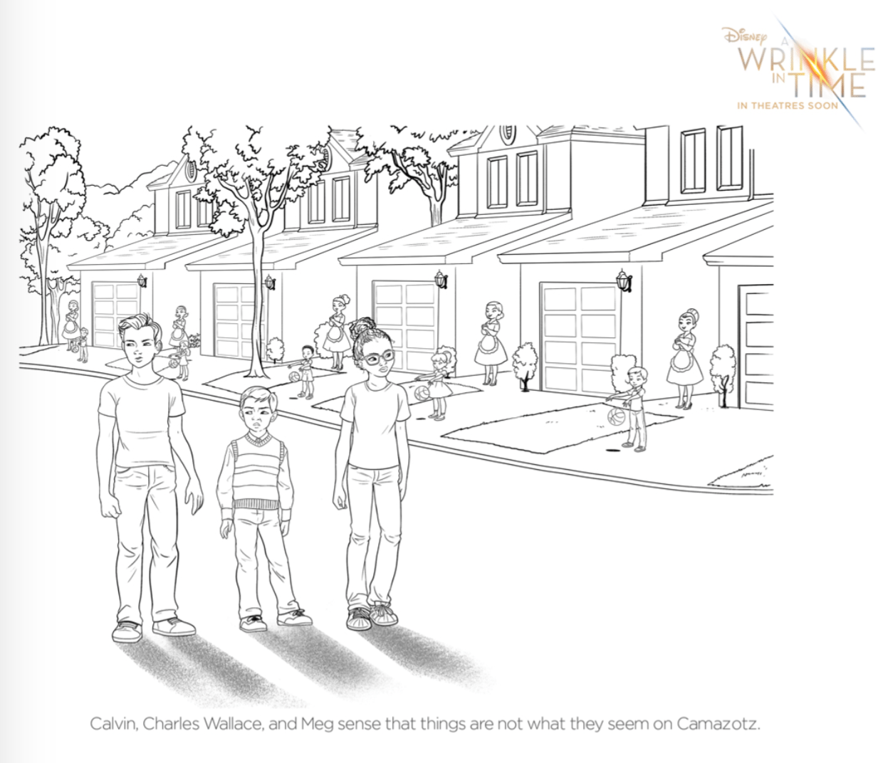 Free A Wrinkle In Time Coloring Pages And Activity Sheets WrinkleInTimeEvent