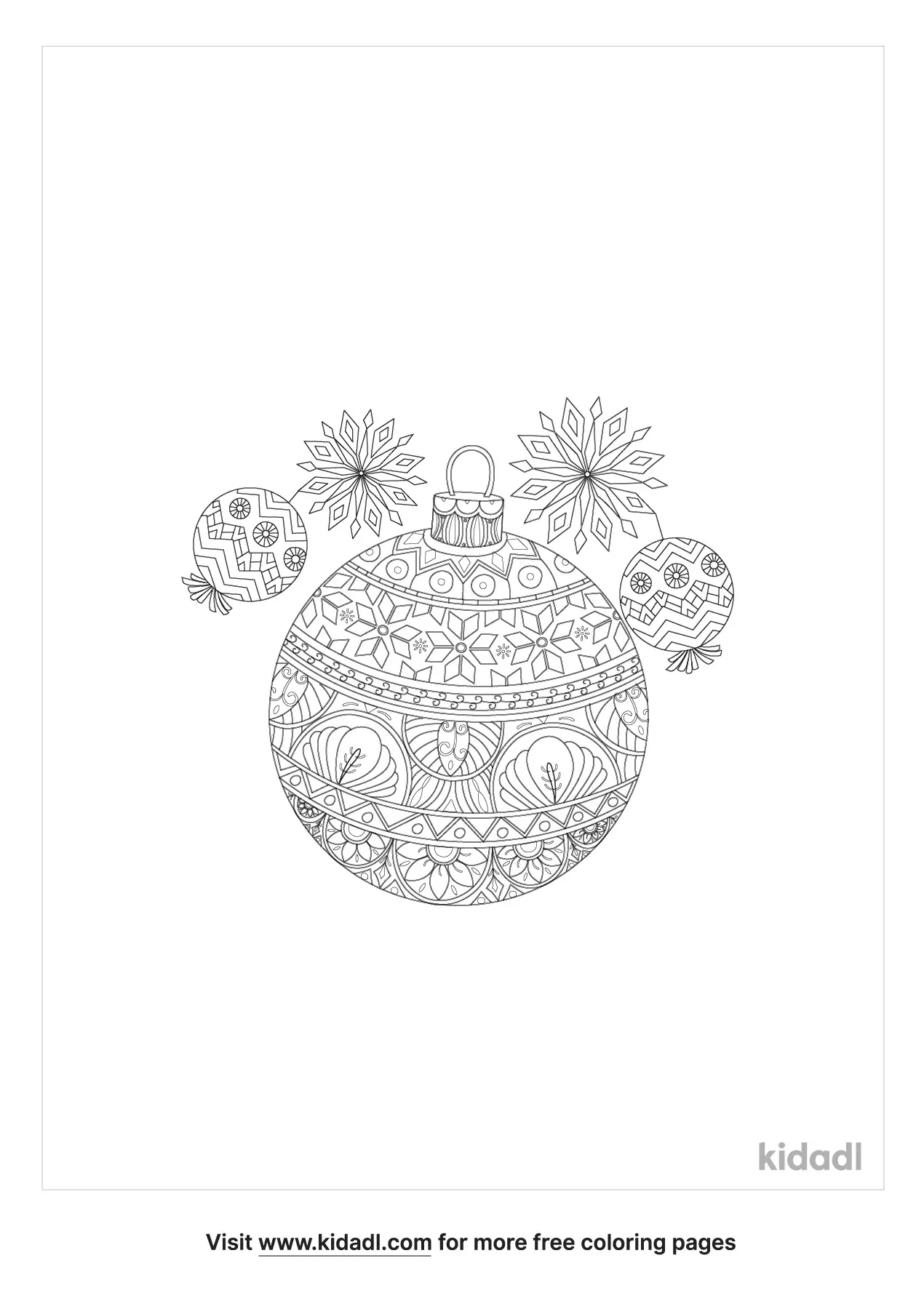 Free Advanced Christmas Coloring Page Coloring Page Printables Kidadl