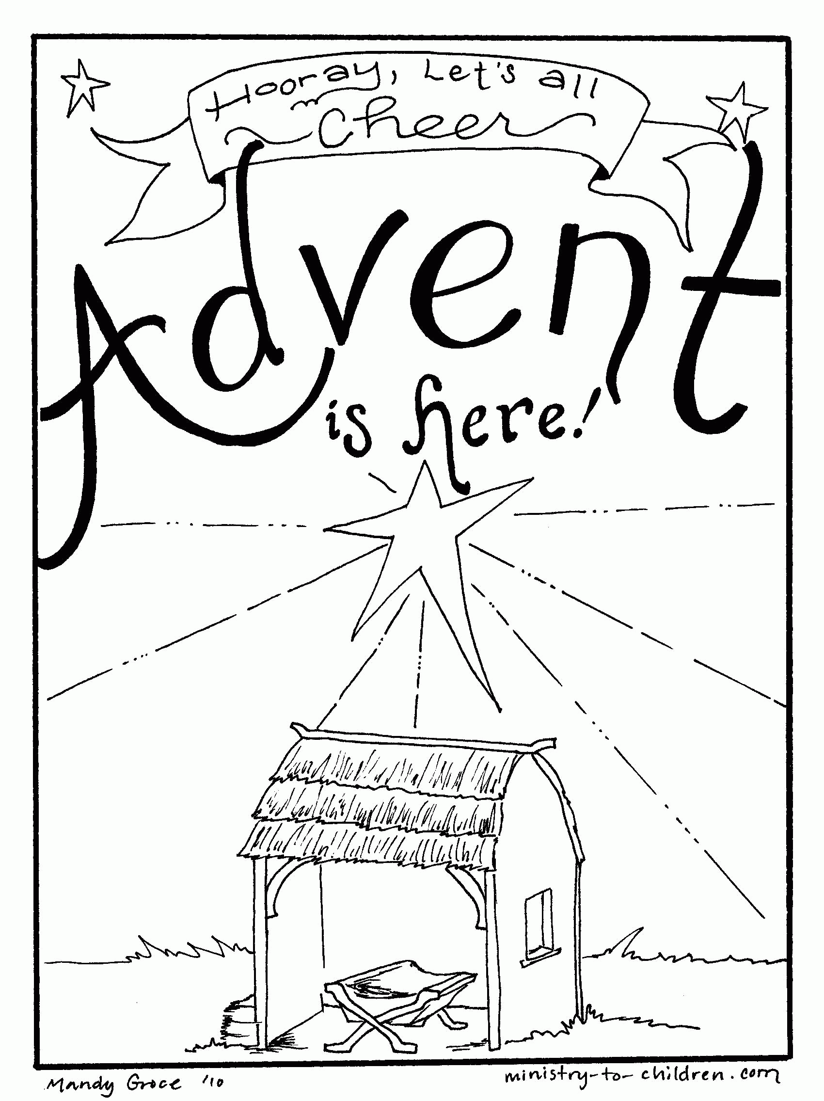 Advent Hope Coloring Pages