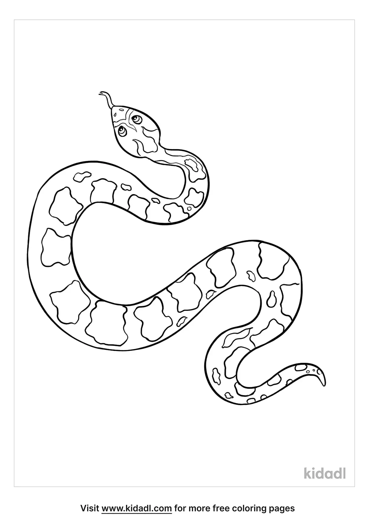 Free Albino Corn Snake Coloring Page Coloring Page Printables Kidadl