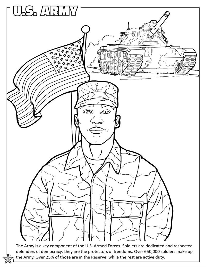 Free Armed Forces Coloring Pages
