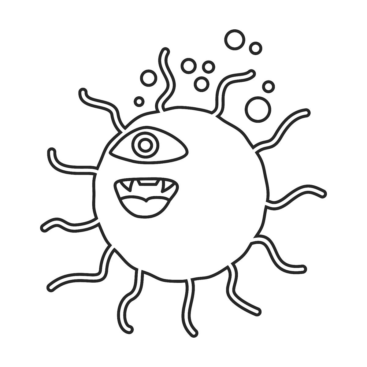 Free Bacteria Coloring Pages