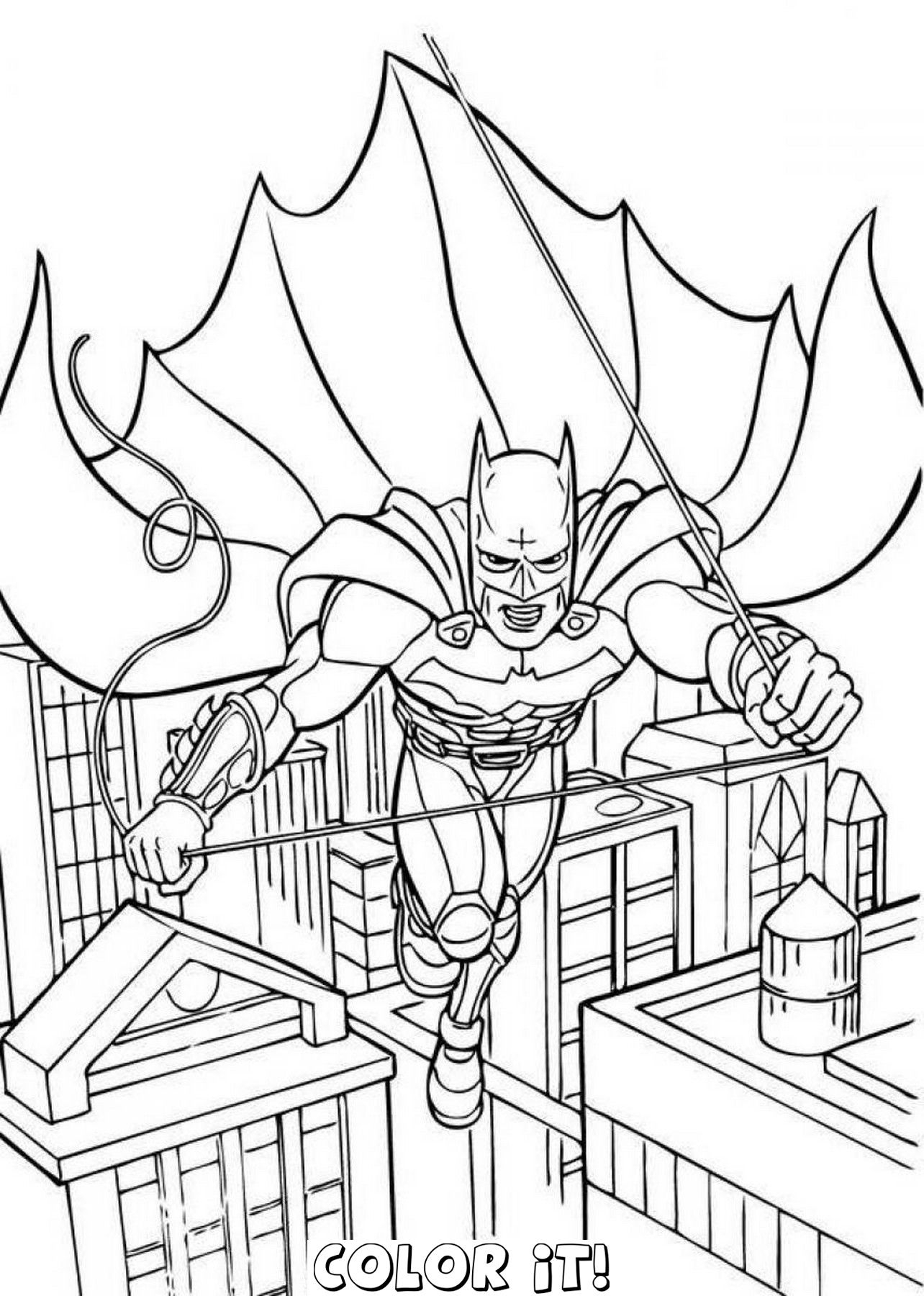 Batman Color Pages