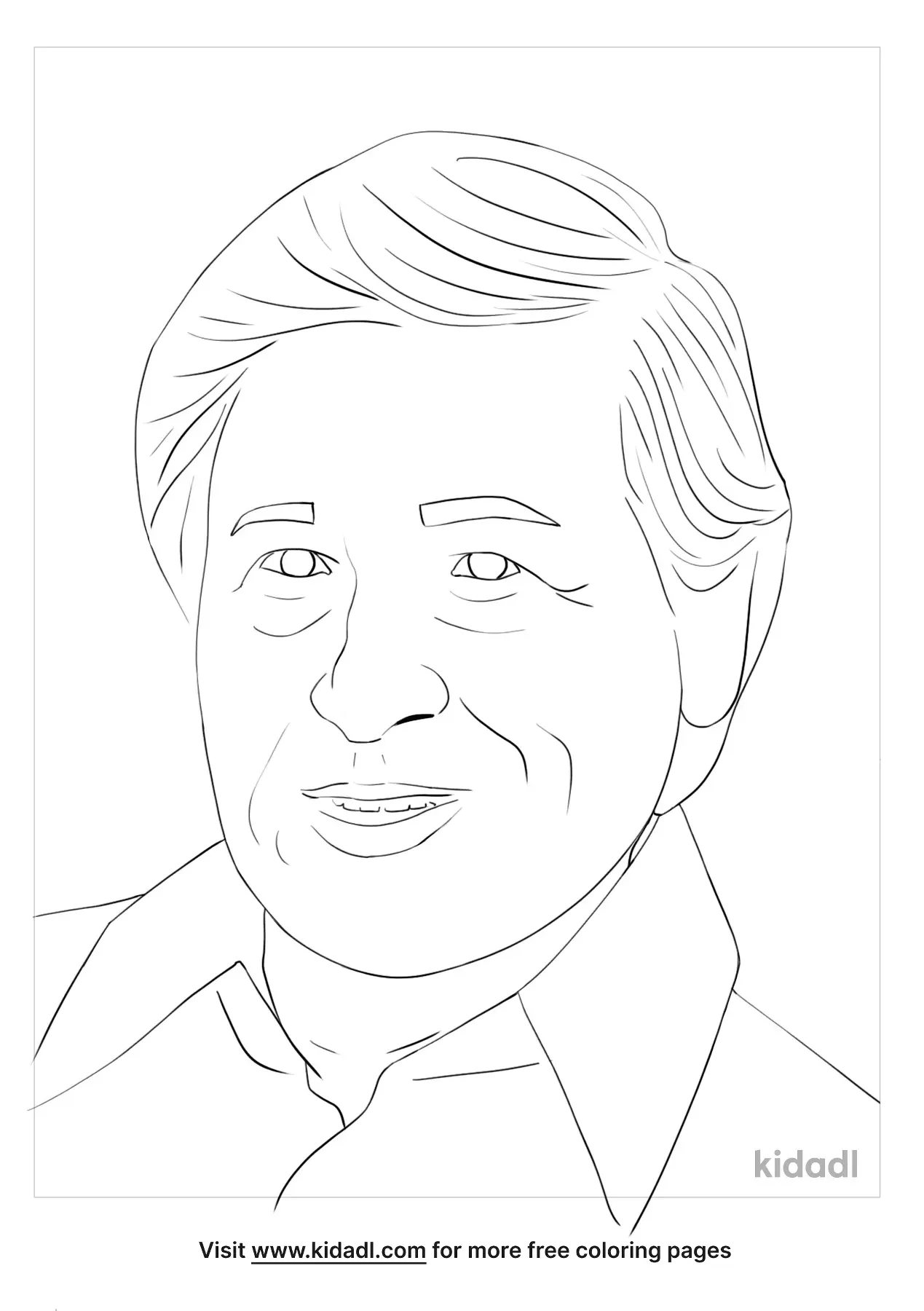 Free Cesar Chavez Coloring Page Coloring Page Printables Kidadl