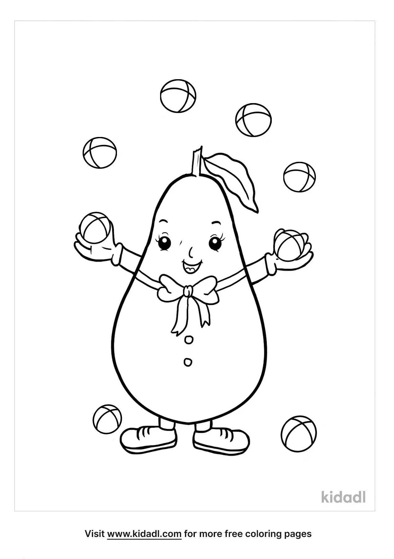 Free Circus Juggling Coloring Page Coloring Page Printables Kidadl