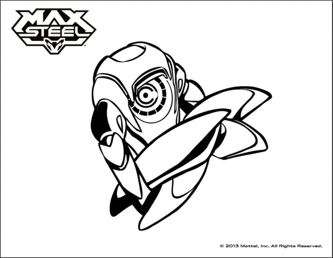 Free Coloring Page Of Max Steel Max Steel Coloring Pages For Kids