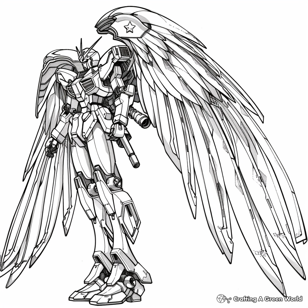 Gundam Wing Coloring Pages