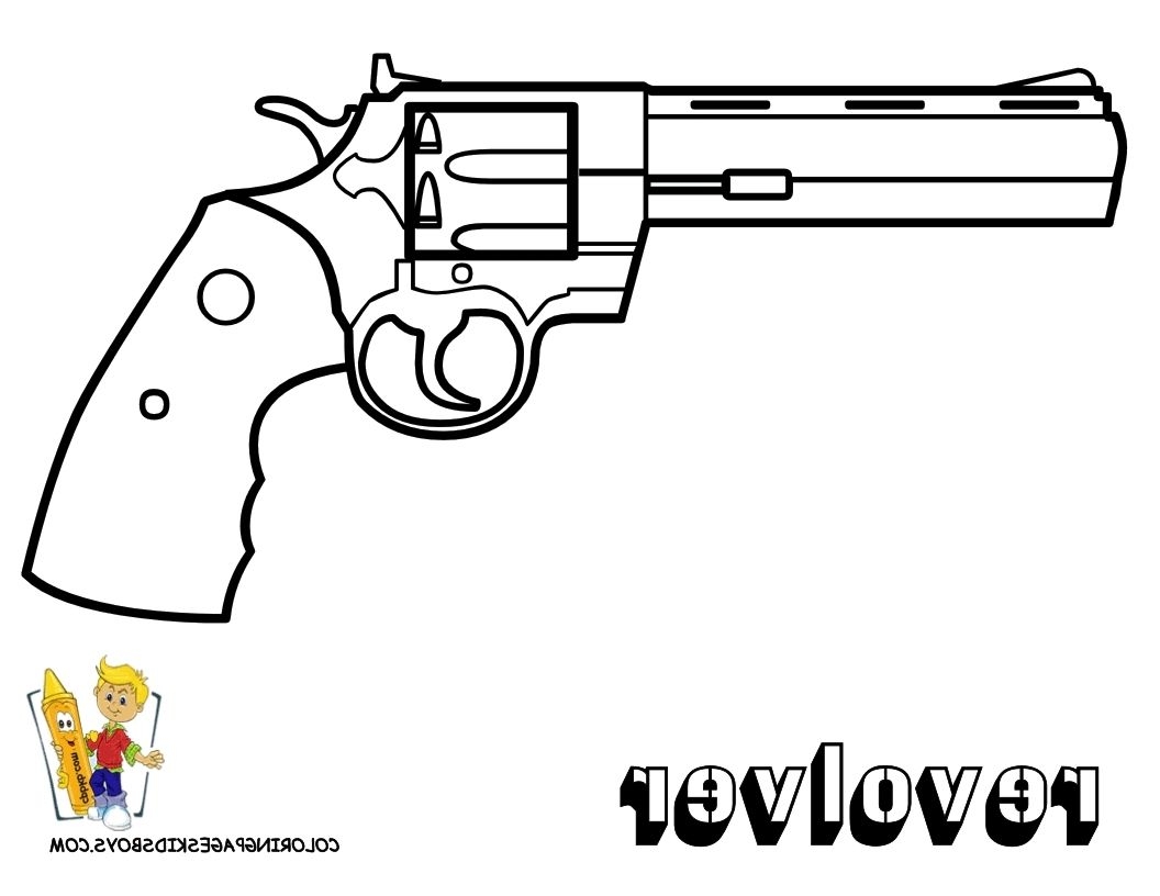 Free Coloring Pages Guns Free Download Gambr Co