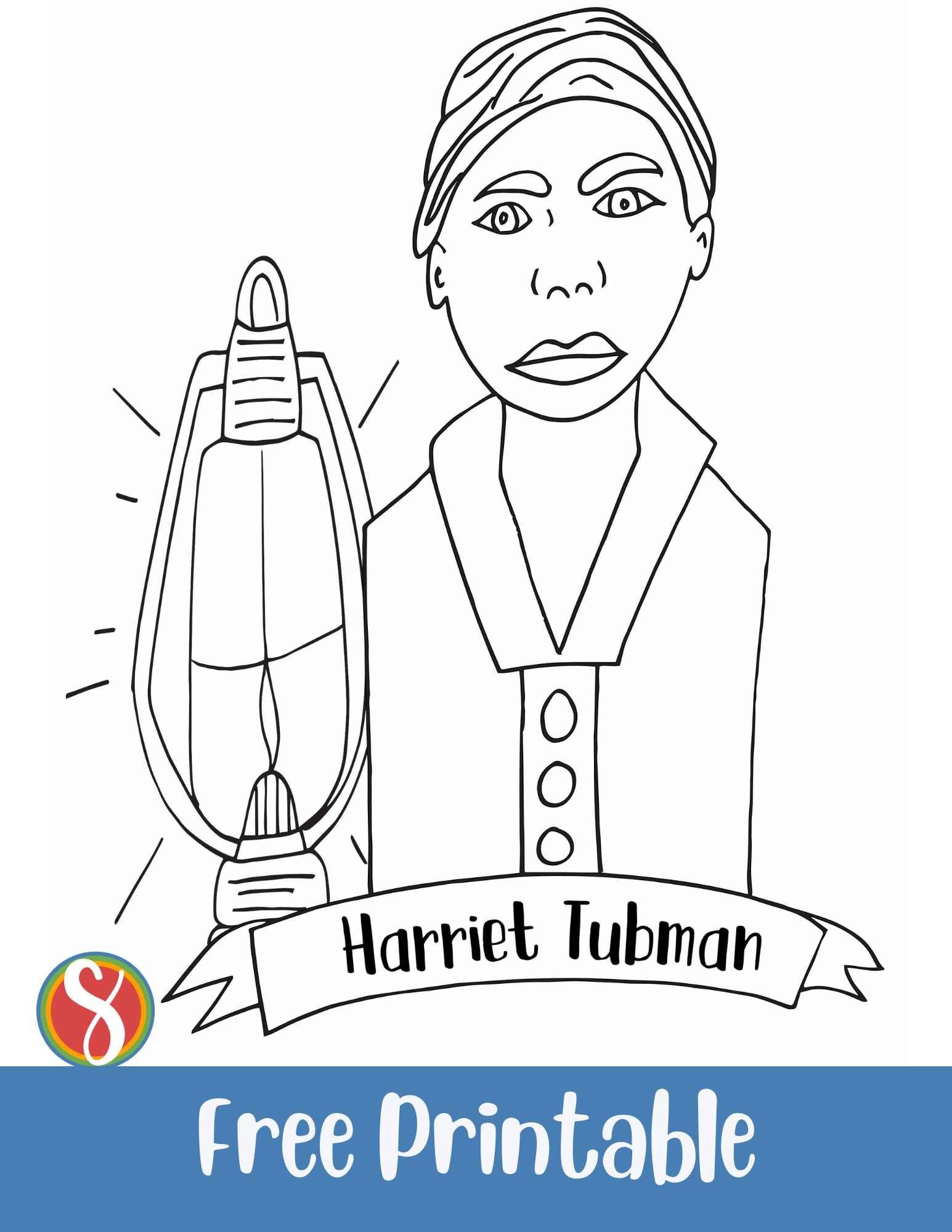Harriet Tubman Coloring Pages