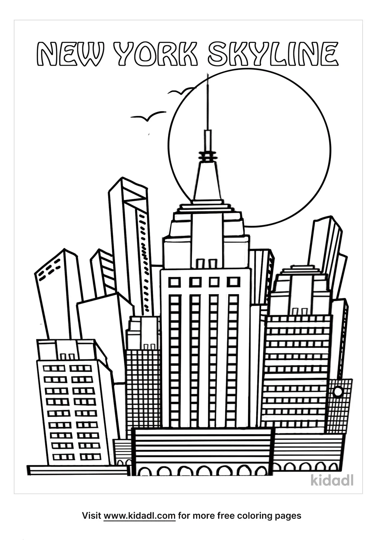 Nyc Coloring Pages