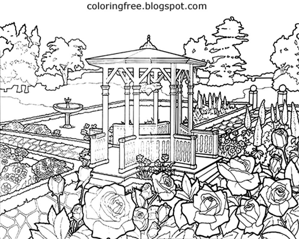 Free Coloring Pages Printable Pictures To Color Kids Drawing Ideas Beautiful Garden Coloring