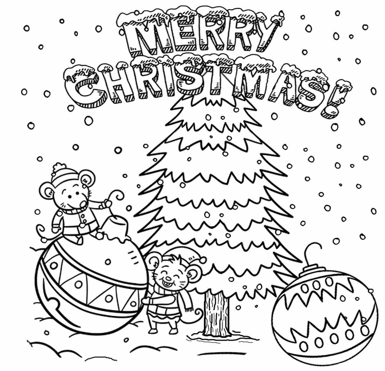 Free Coloring Pages Printable Pictures To Color Kids Drawing Ideas Free Fun Christmas Coloring