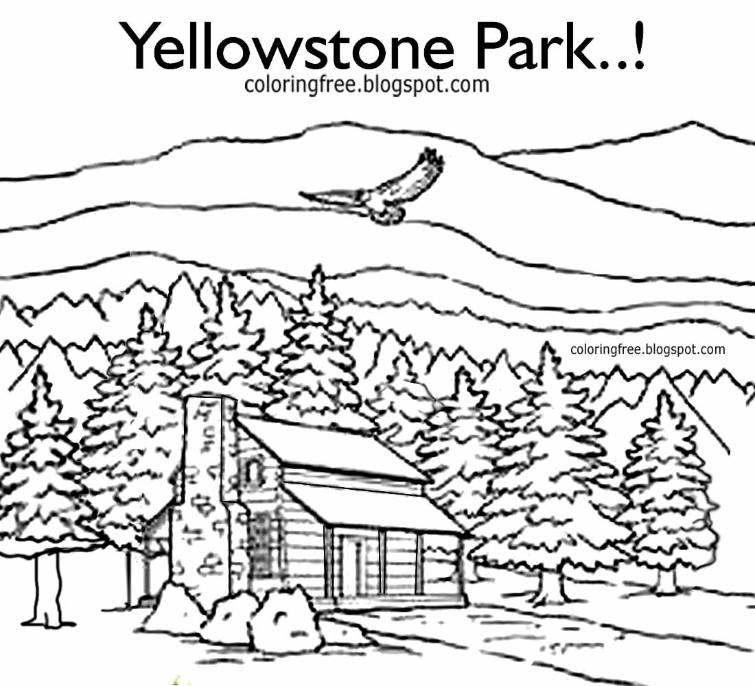 Free Coloring Pages Printable Pictures To Color Kids Drawing Ideas Printable Yellowstone Park