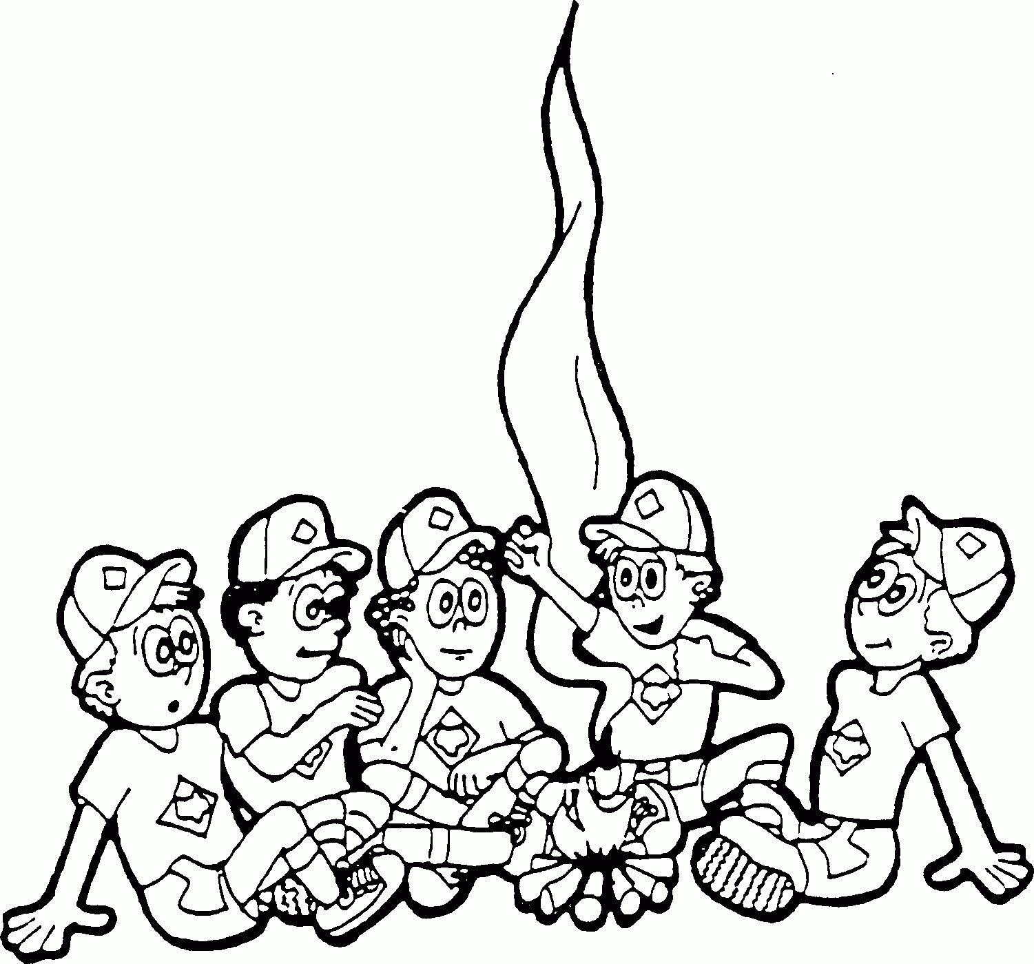 Cub Scouts Coloring Page