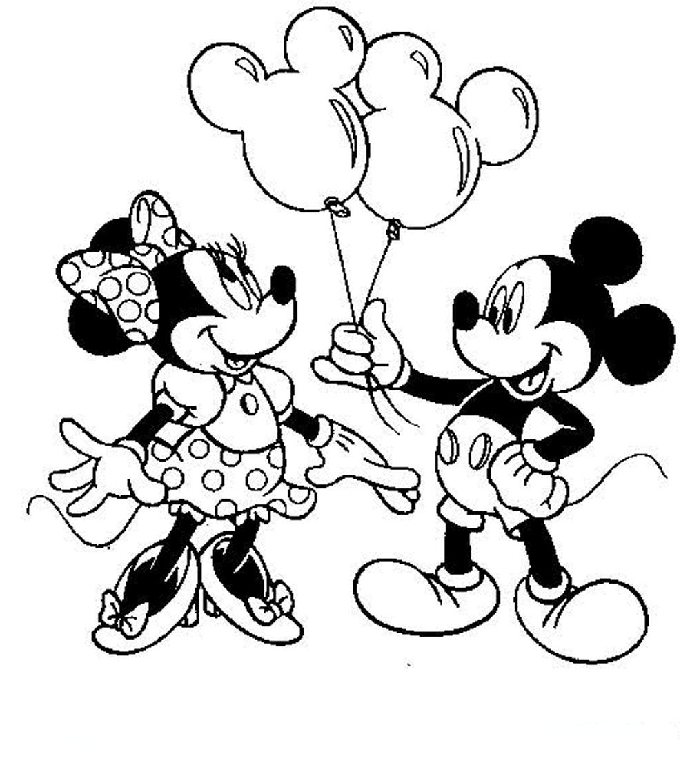Free Disney Minnie Mouse Coloring Pages