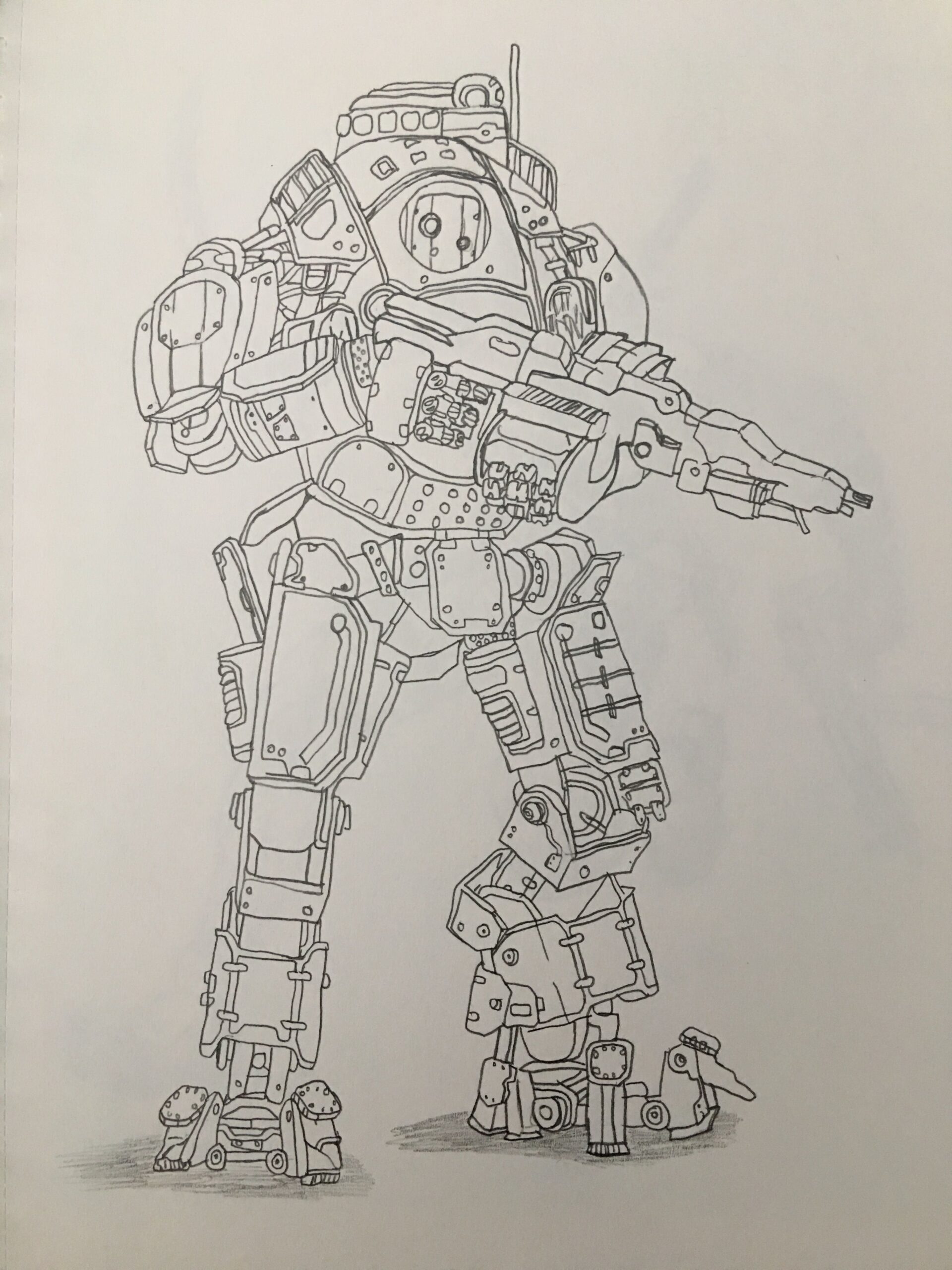 Free Download Titanfall 2 Coloring Pages