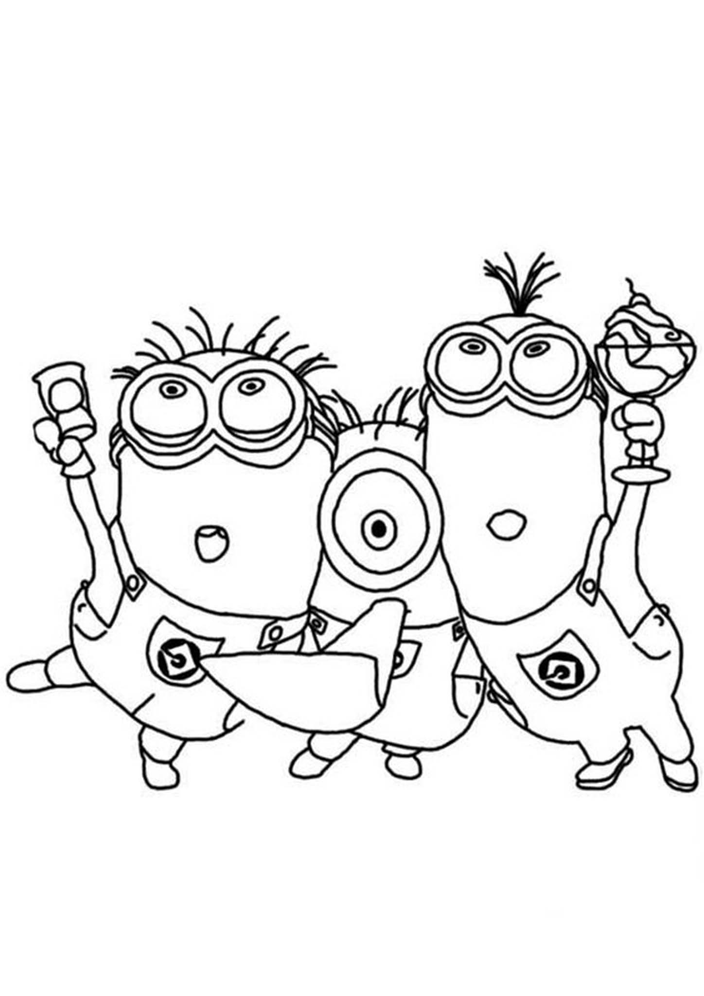Free Easy To Print Minions Coloring Pages Tulamama