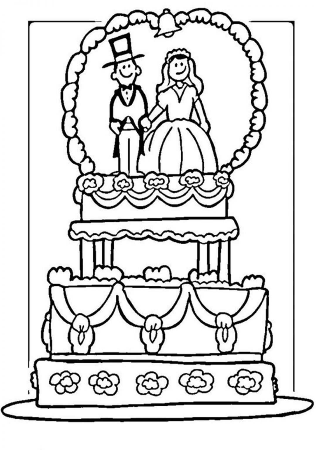 Kids Wedding Coloring Pages