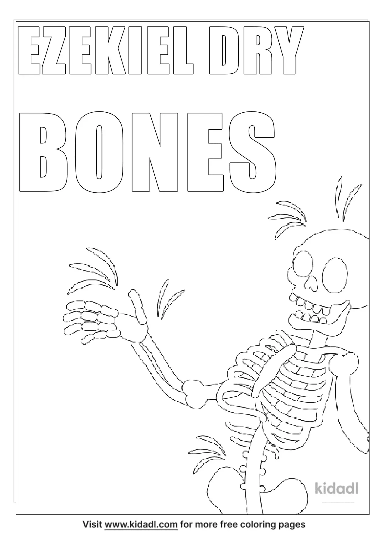 Free Ezekiel Dry Bones Coloring Page Coloring Page Printables Kidadl