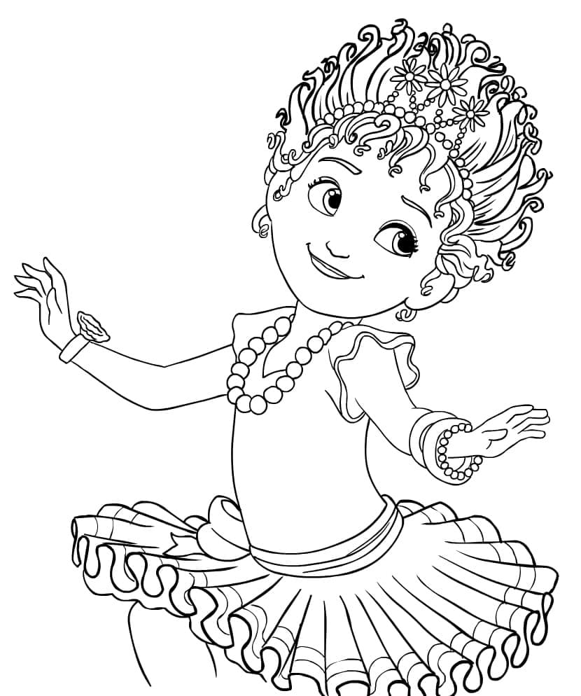 Free Fancy Nancy Coloring Pages