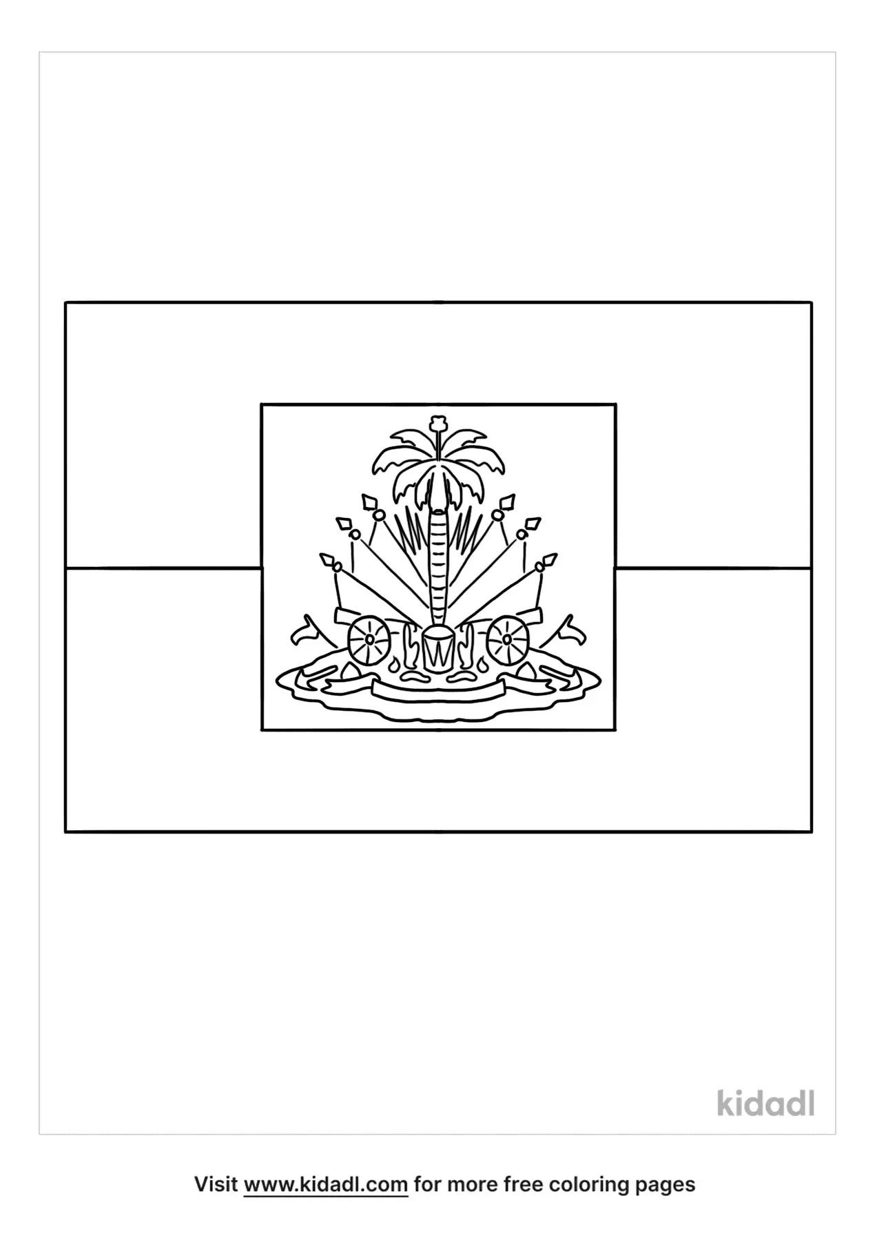 Haiti Coloring Pages