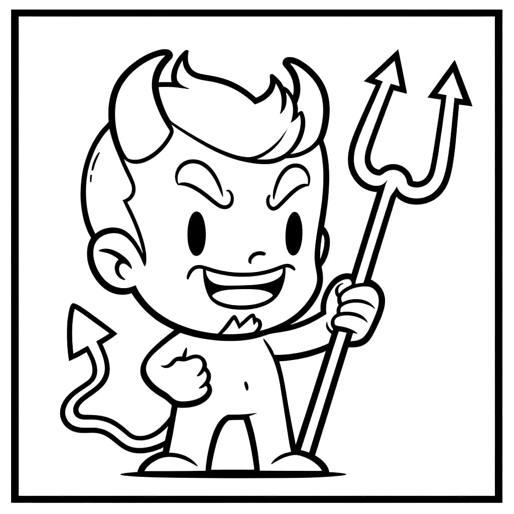 Free Halloween Devil Coloring Page Download Print Or Color Online For Free