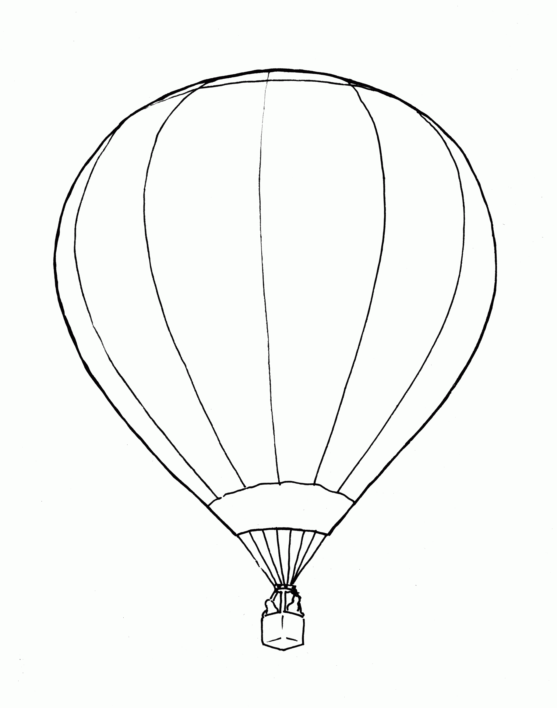 Free Hot Air Balloon Coloring Pages Free Printable Download Free Hot Air Balloon Coloring Pages