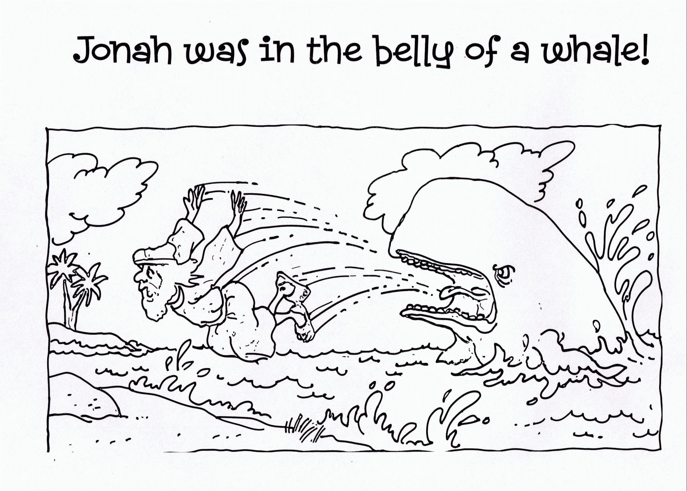 Free Jonah And The Whale Bible Story Coloring Pages Download Free Jonah And The Whale Bible