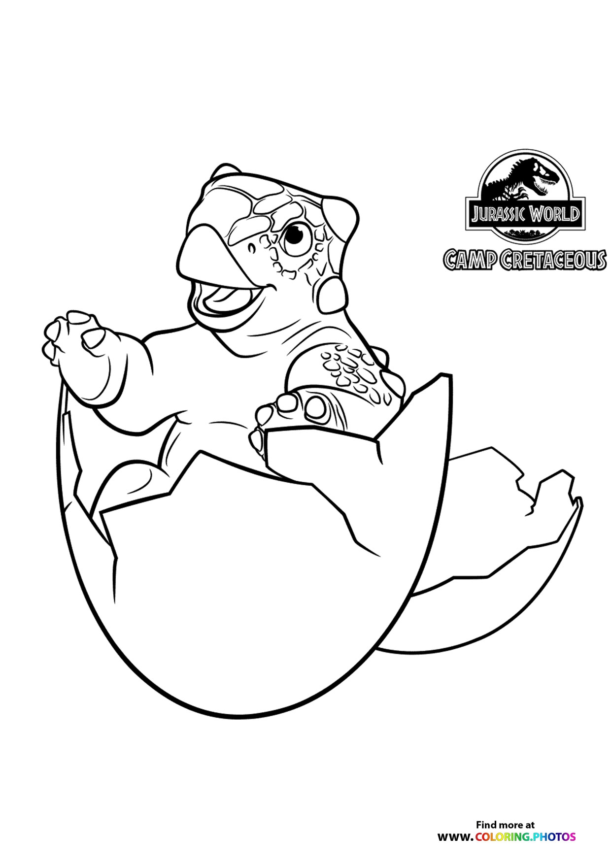 Free Jurassic World Dinosaur Coloring Pages